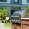 a grill outside a building
