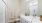 Bright and stylish bathroom space
