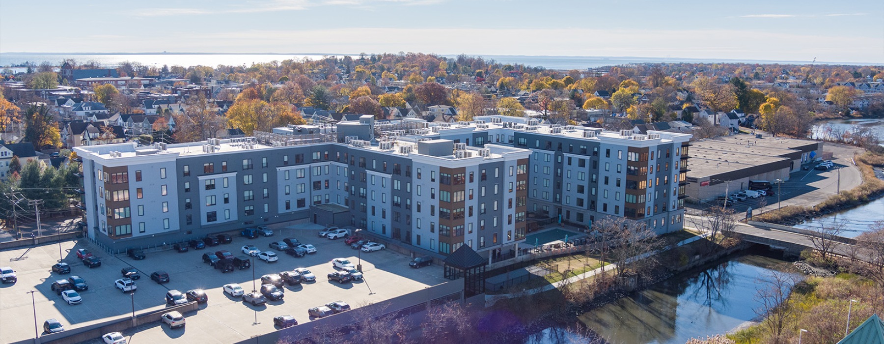 Ariel View of Canfield Park at Fairfield Metro