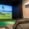 a couch and a tv in a room