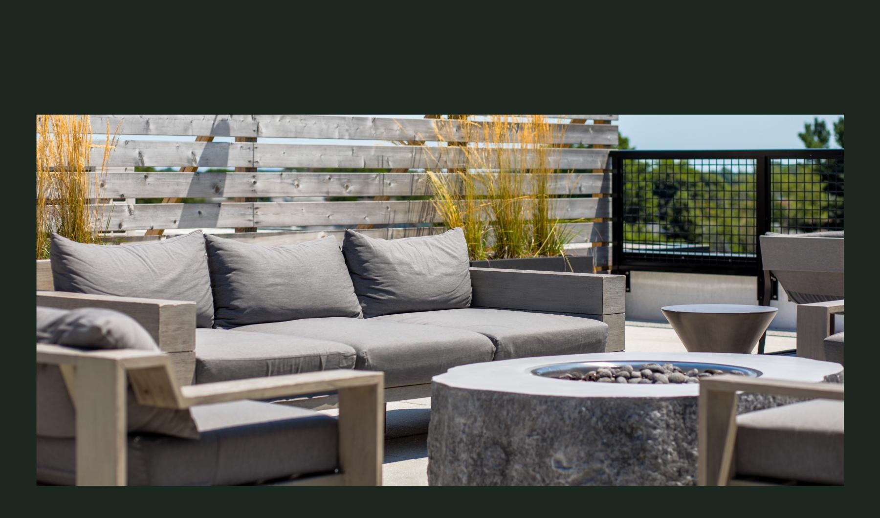Find your perfect fit at Canfield Park at Fairfield Metro a couch and a table